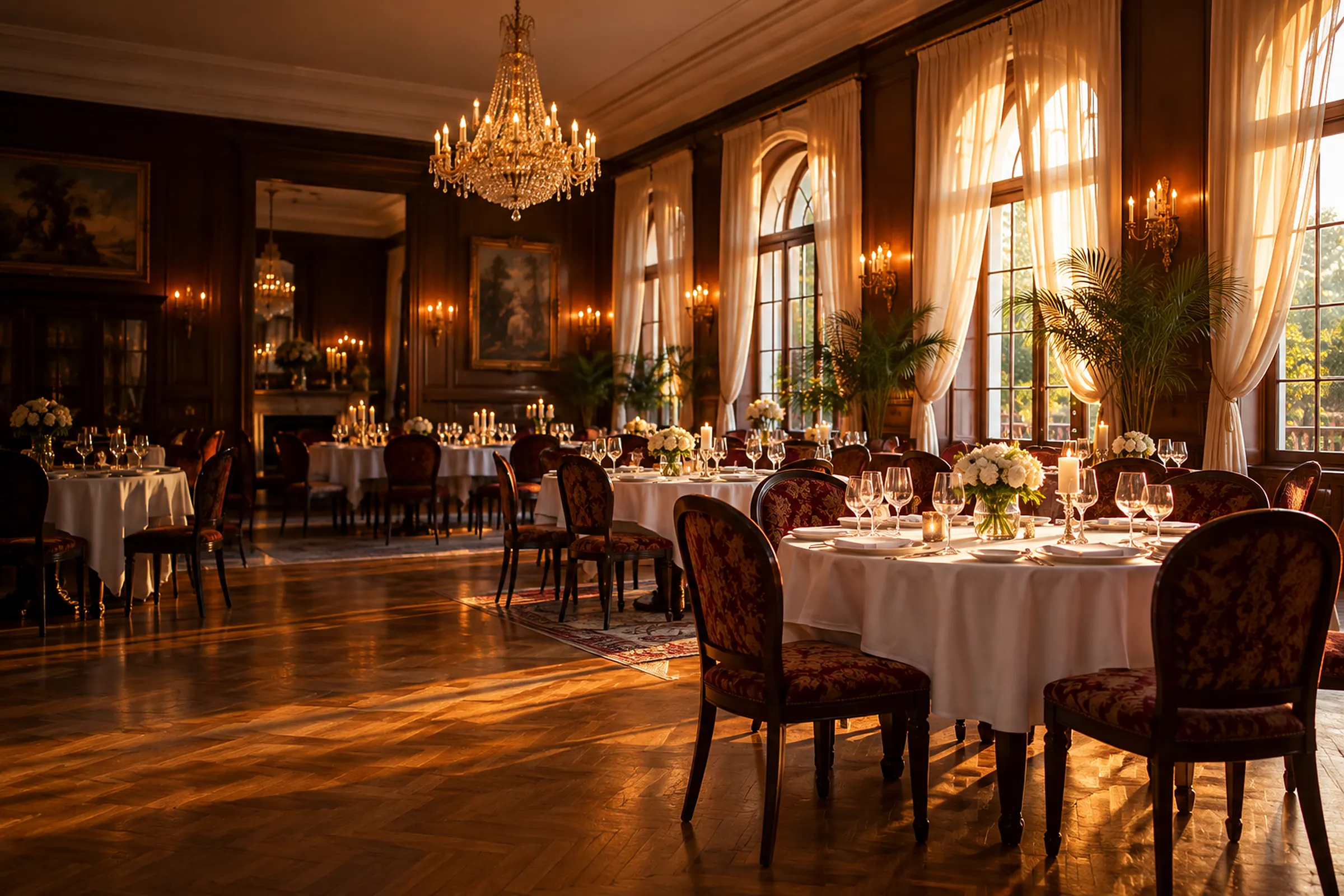 Budynek Restauracji Pod Lwami w Błoniu z fontanną Budynek Restauracji Pod Lwami w Błoniu z fontanną